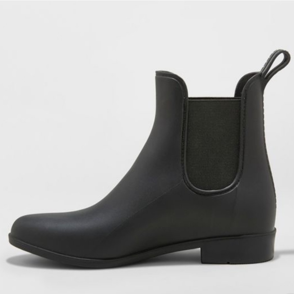 Chelsea Rain Boots - Black 7
